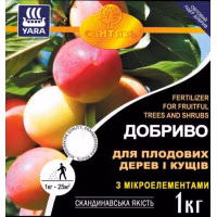 Добриво "ЯРА" для плодових дерев і кущів 1 кг