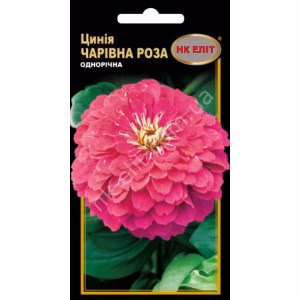 Цинія Чарівна Роза  (НК ЕЛІТ) 0,5 г.