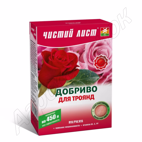Добриво Чистий лист для Троянди (Kvitofor) 300 г