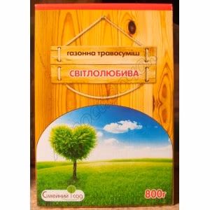 Трава газонна Світлолюбива (Сімейний сад) 800 г