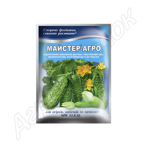 Добриво Мастер-Агро Огірки (22-08-16) (Кіссон) 100 г