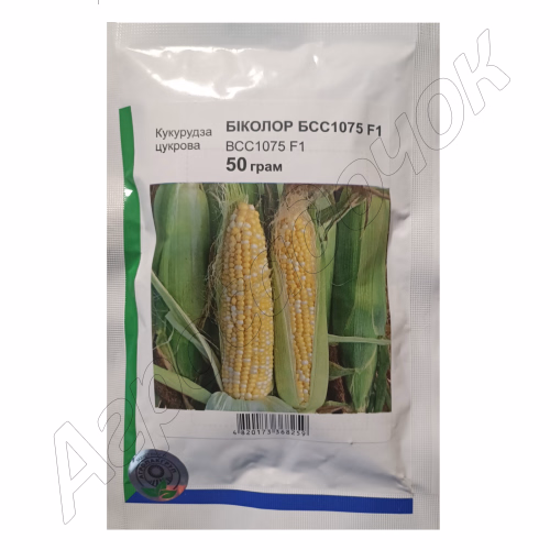 Кукурудза цукрова Біколор БСС 1075 F1 (Syngenta) 50 г.