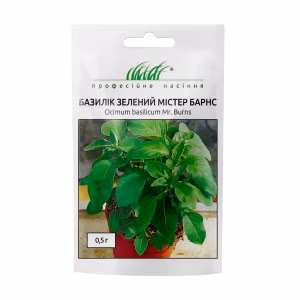 Базилік зелений Містер Барнс (Проф Насіння) 0,5 г.