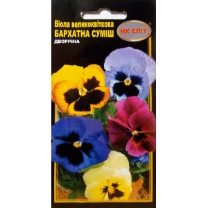 Віола великоквіткова Бархатна суміш (НК ЕЛІТ) 0,1 г.