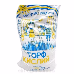 ТОРФ кислий Квітуча Родина 20л
