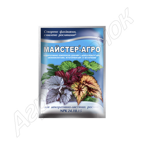 Добриво Мастер-Агро Декорат листяни (24-10-15) (Кіссон) 25 г