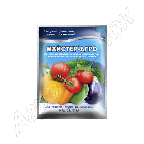 Добриво Мастер-Агро Томати (25-15-15) (Кіссон) 100 г