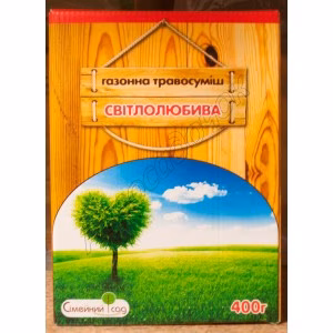 Трава газонна Світлолюбива (Сімейний сад) 400 г